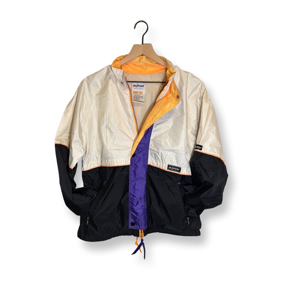 Insport Gore-Tex Colorblock Rain Jacket Windbreaker | Vintage 90s Outdoor | M